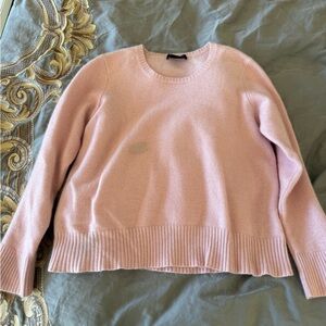 Henri Bendel Soft Pink Crew Neck Sweater